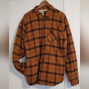 Hurley large faux shearling flannel